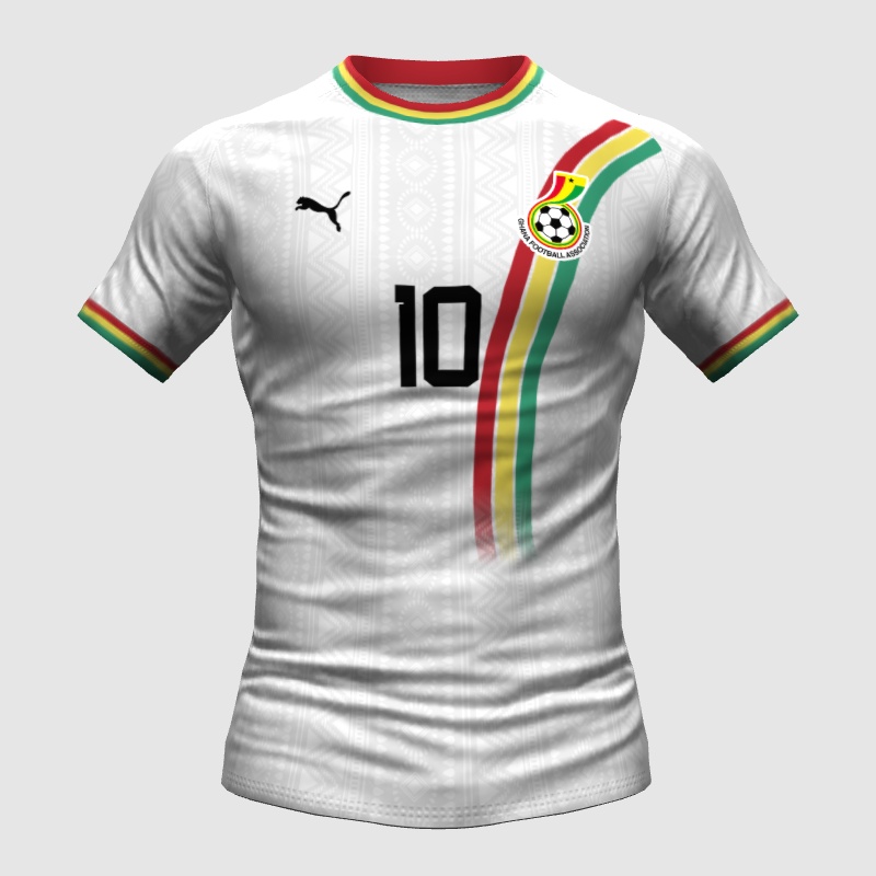 Ghana Home FIFA 23 Kit Creator Showcase