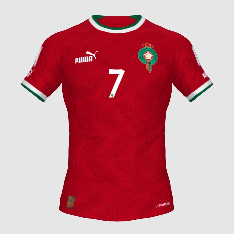 Morocco Home Kit Concept FIFA 23 Kit Creator Showcase