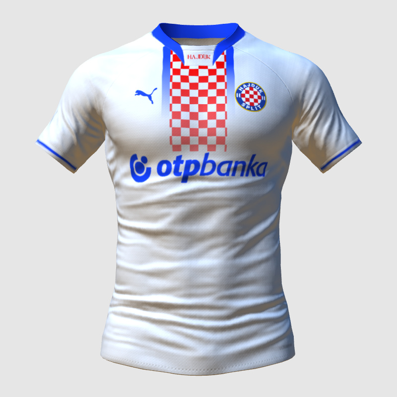 Fanion Capitaines Réplique Hajduk Split Vs Barcelone – Match Amical 2011 – Croatie