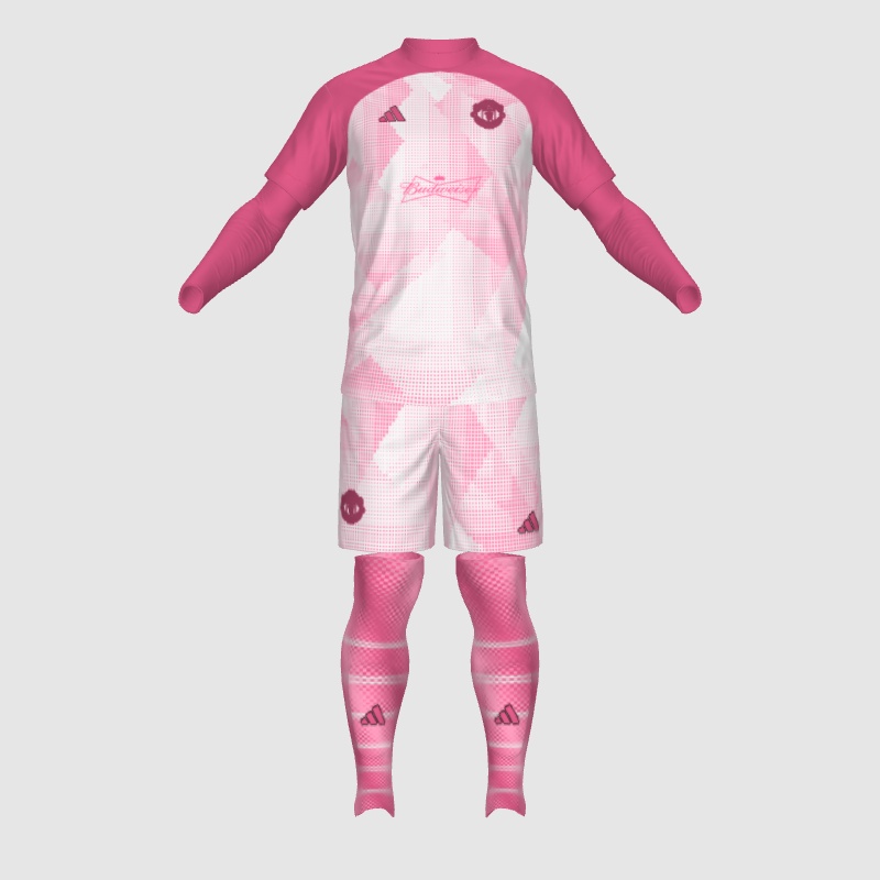 Manchester united 3rd kit concept pink FIFA 23 Kit Creator Showcase