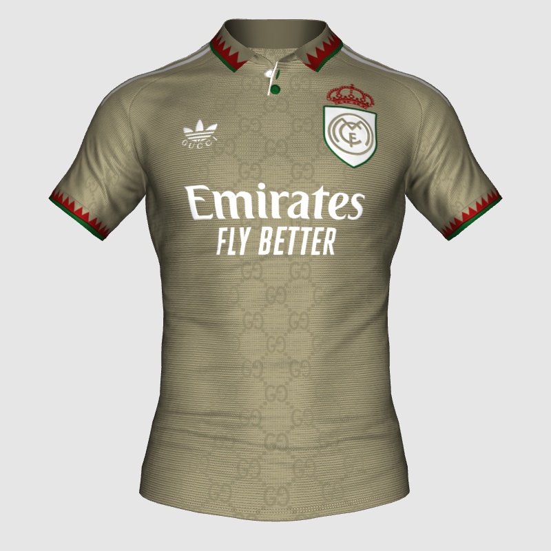 Real Madrid x Adidas Gucci based of Stevezz Kit FIFA 23 Kit Creator