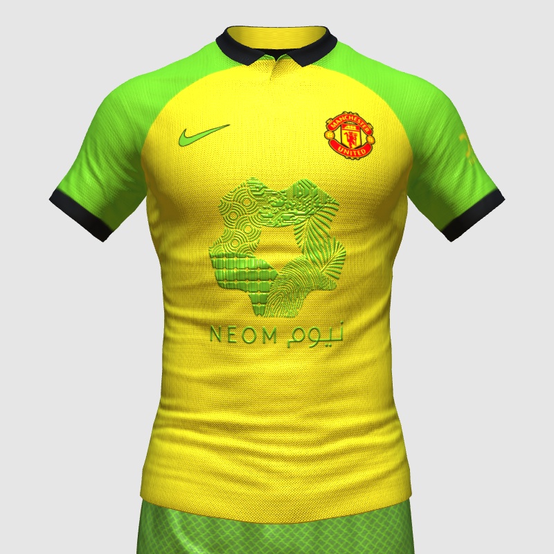 Neom Main Kit Manchester United x Nike 2025/26 (NEOM Sponsor) - FIFA Kit Creator Showcase