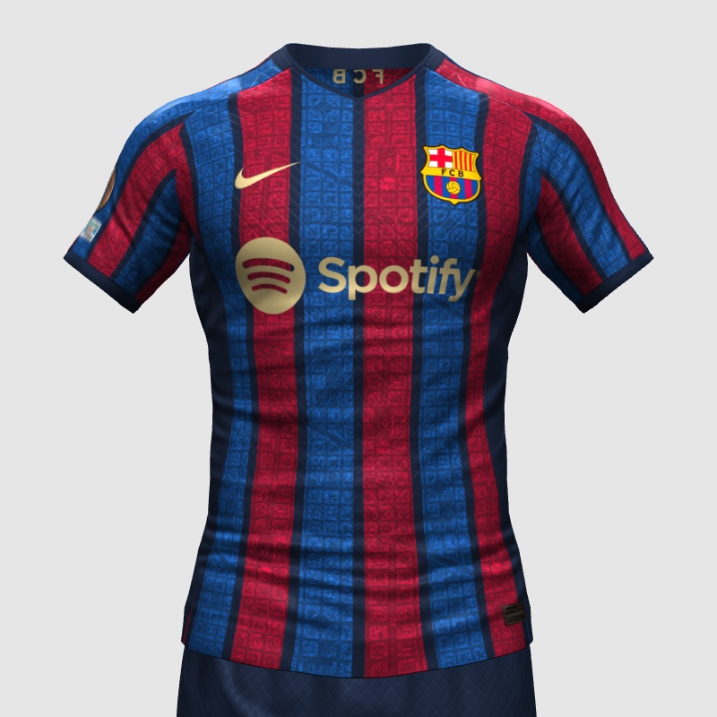 Nike Barça home kit concept - FIFA Kit Creator Showcase