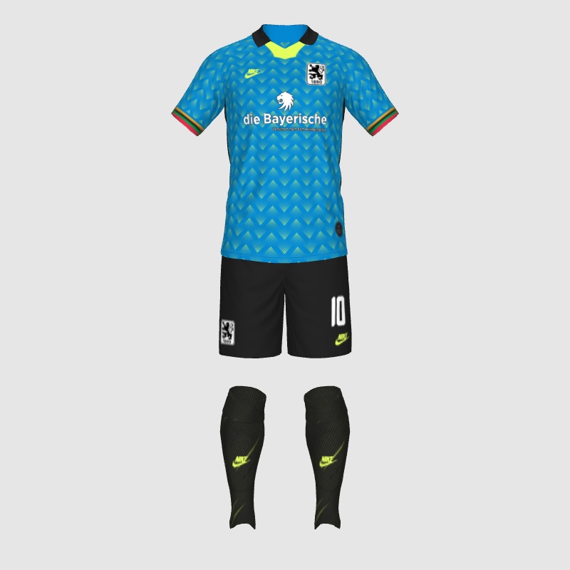 TSV 1860 Munich X Olympic Kit FIFA Kit Creator Showcase Tsv 1860 munich x olympic kit fifa kit creator showcase