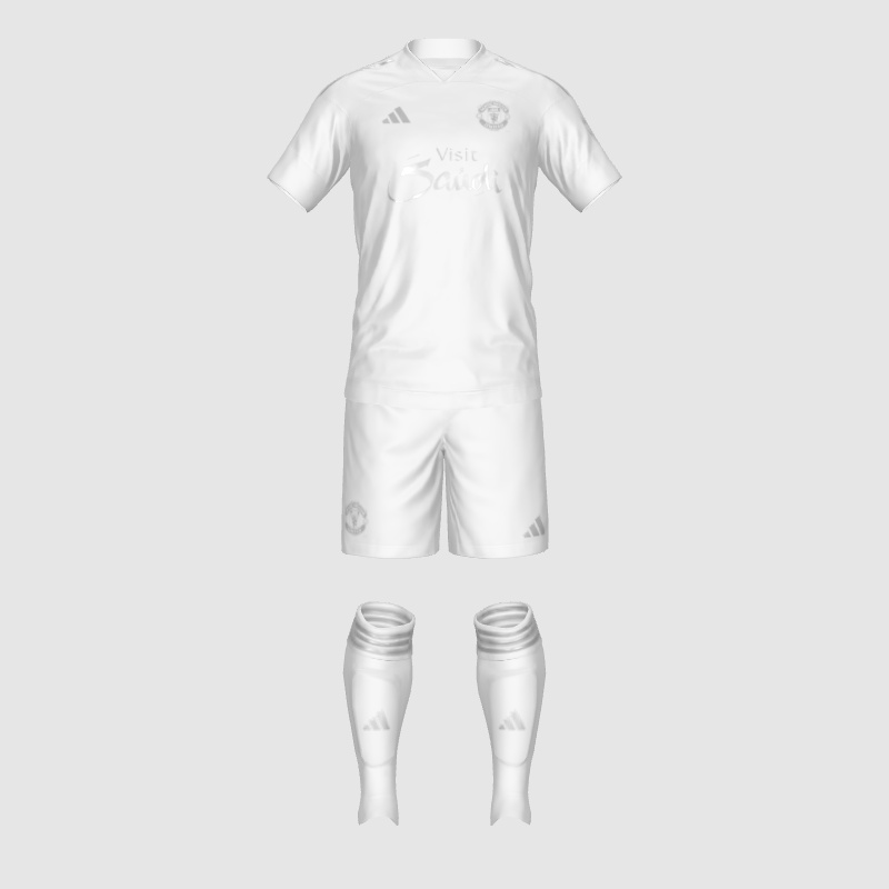 Manchested United Visit Saudia All White Kit FIFA 23 Kit Creator Showcase