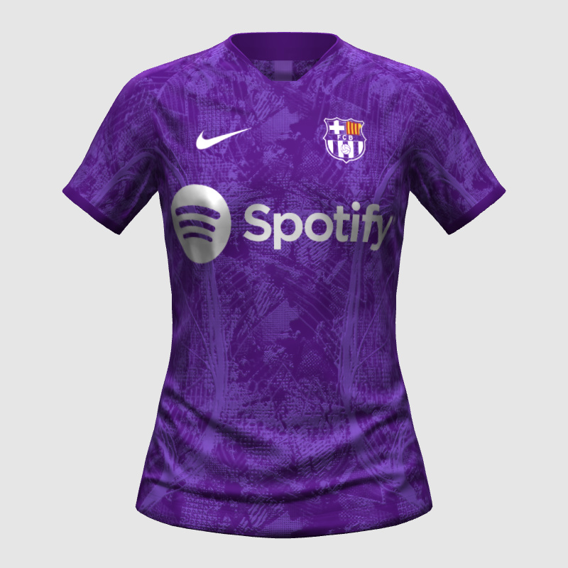 fc barcelona purple kit