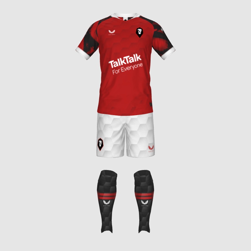 SALFORD CITY FC HOME.1 FIFA 23 Kit Creator Showcase