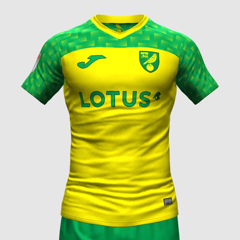 Norwich City FC 23 24 Home Kit Concept FIFA 23 Kit Creator Showcase