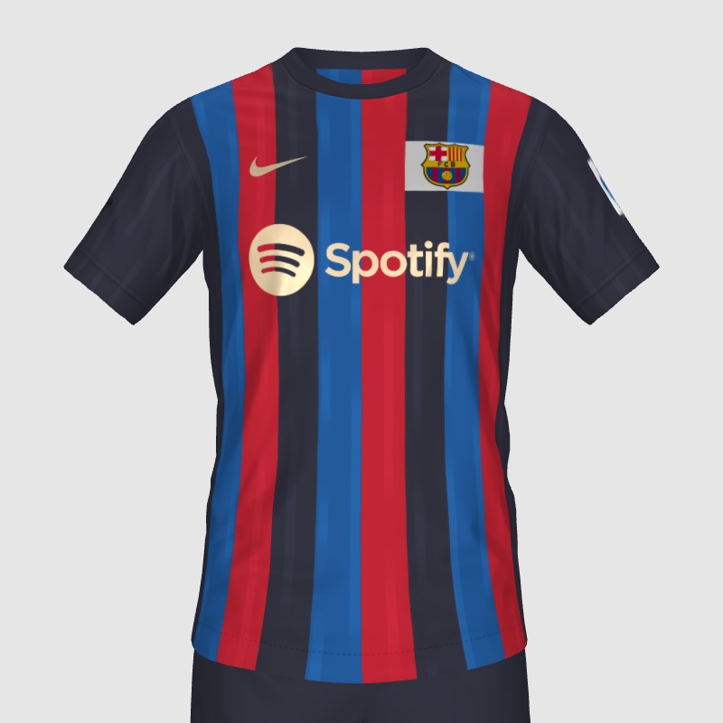 Barcelona 2223 Home Kit FIFA 23 Kit Creator Showcase