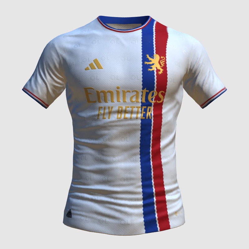 Lyon Home kit FIFA 23 Kit Creator Showcase