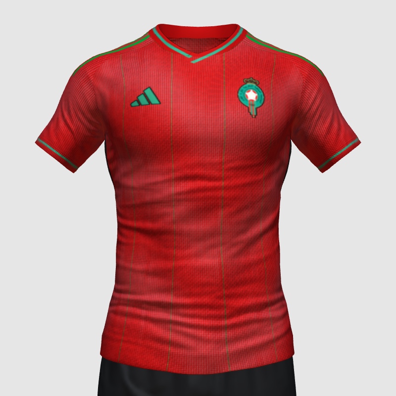 Morocco AFCON 24 Home Kit FIFA 23 Kit Creator Showcase