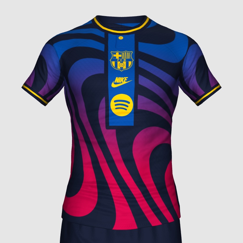 barcelona pre match kit