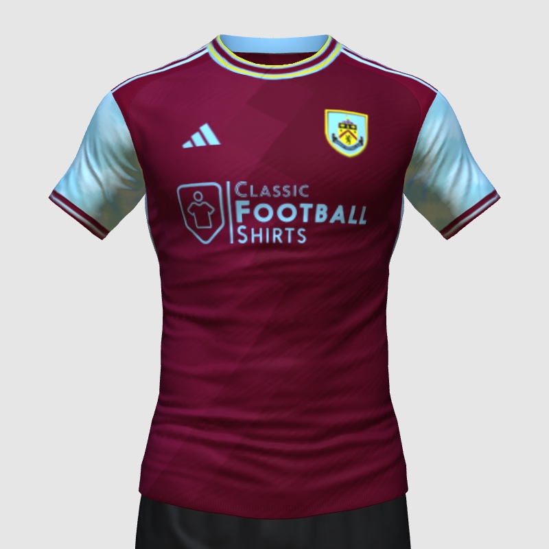 Burnley 23/24 Home Kit FIFA 23 Kit Creator Showcase