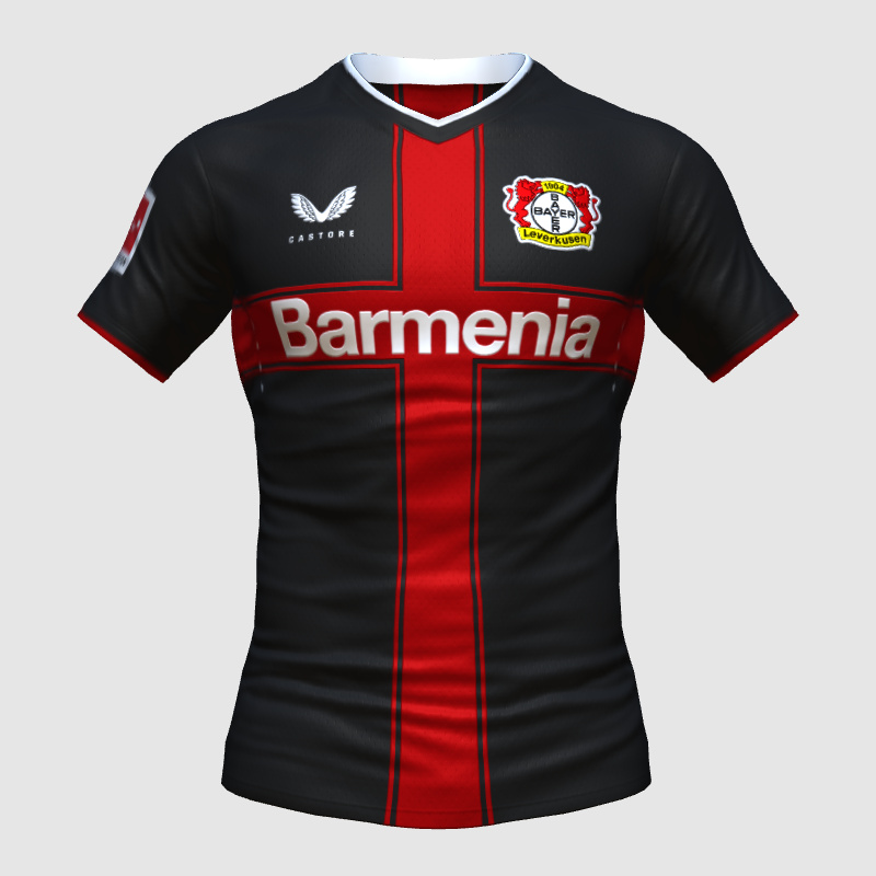 Bayer 04 Leverkusen 2023/24 Leaked home kit FIFA 23 Kit Creator Showcase