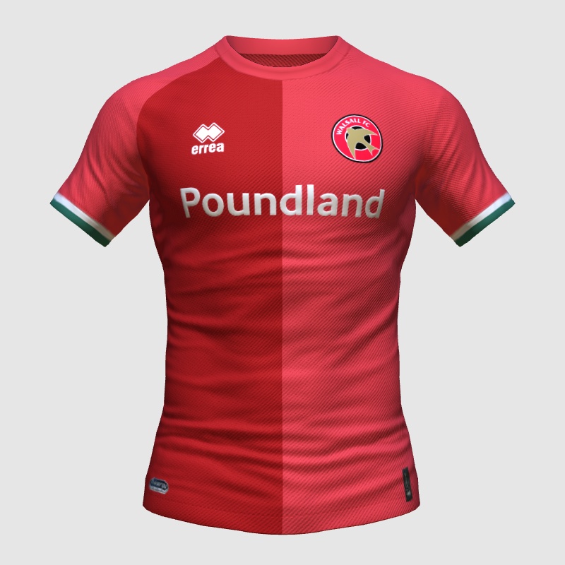 Walsall FC 2324 Home FIFA 23 Kit Creator Showcase