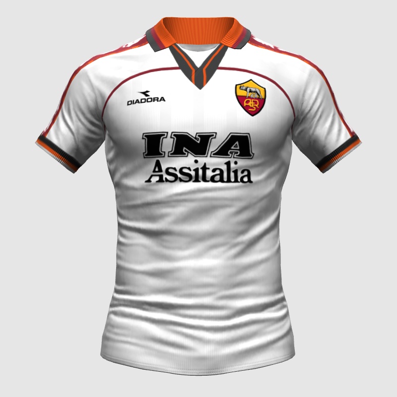 Concept Jersey Away A.S. ROMA 1998-99 - FIFA Kit Creator Showcase