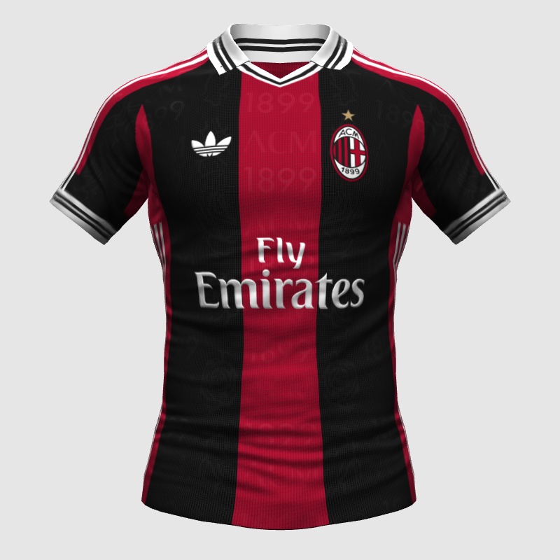 Adidas Retro AC Milan 2024 FIFA 23 Kit Creator Showcase