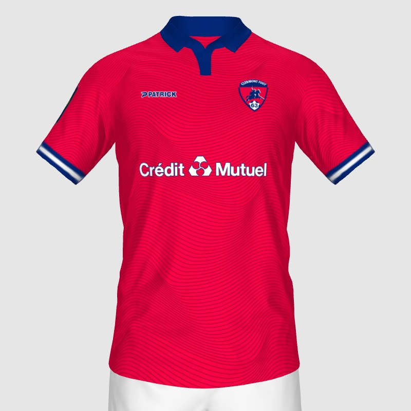 Clermont foot 63 domicile i fifa 23 kit creator showcase