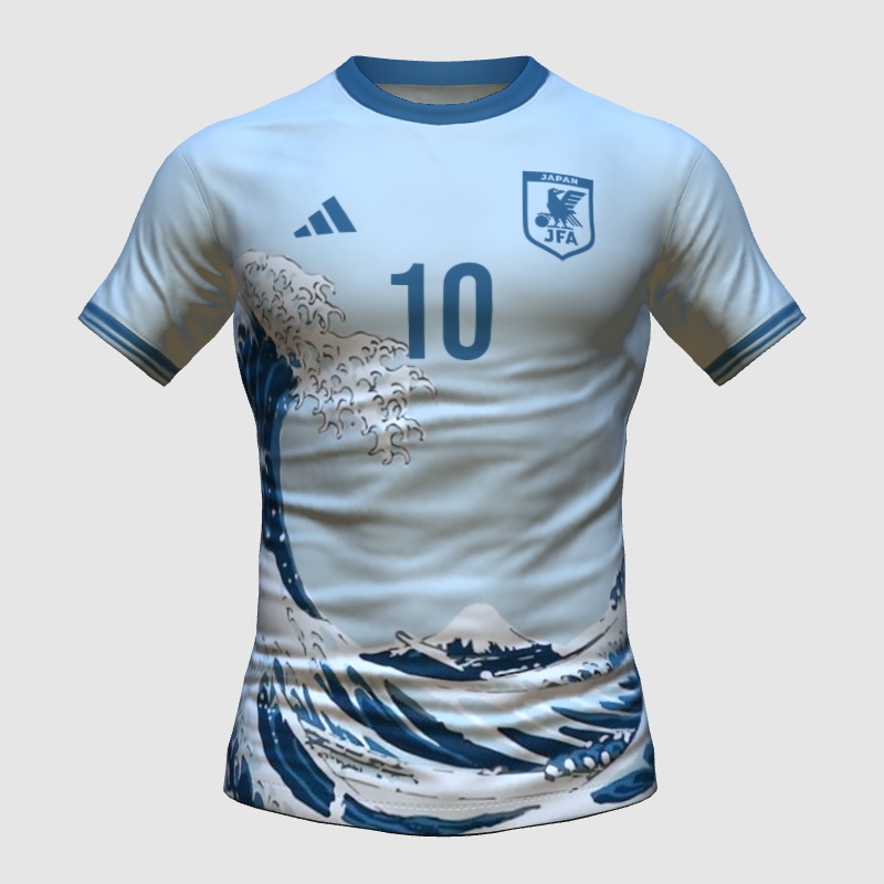 Japan waves concept kit FIFA 23 Kit Creator Showcase