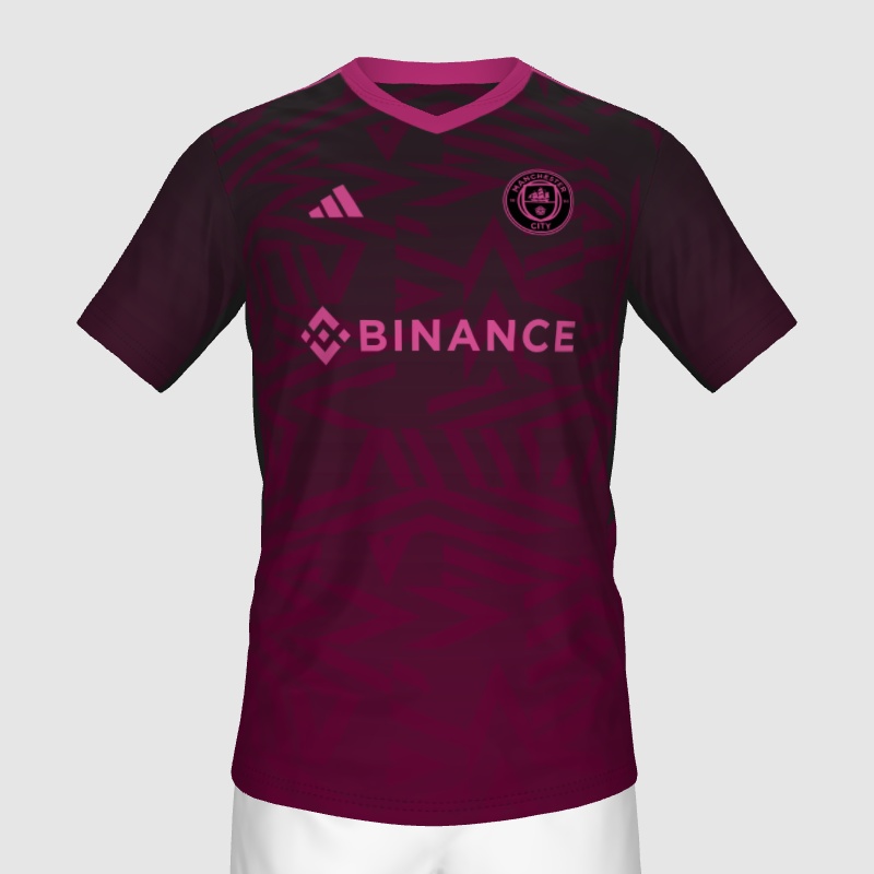 Manchester City 23/24 Binance Away Kit FIFA 23 Kit Creator Showcase