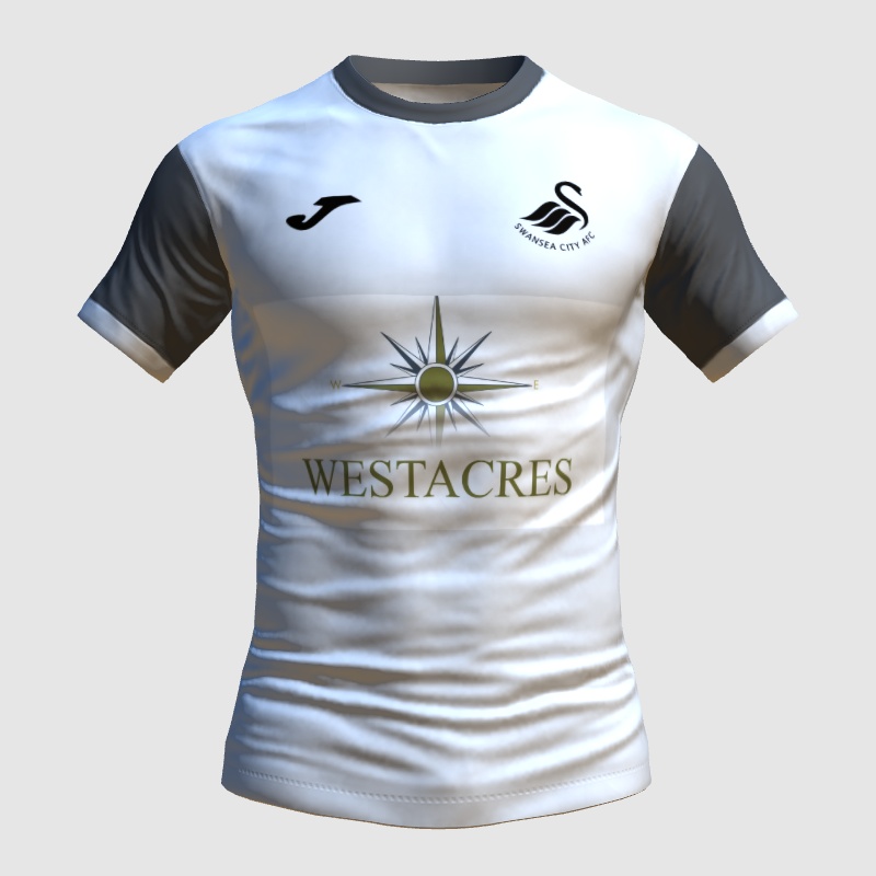 Swansea City home kit concept FIFA 23 Kit Creator Showcase