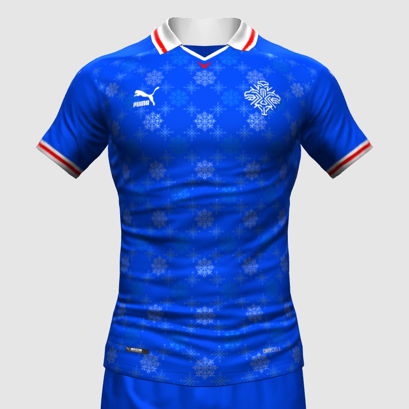 Iceland UEFA Euro 2024 Home Concept Kit FIFA 23 Kit Creator Showcase