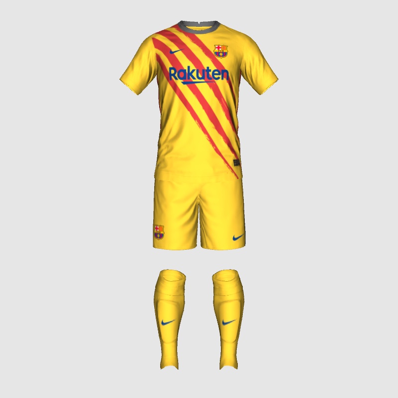 Barcelona ucl 21/22 home FIFA 23 Kit Creator Showcase