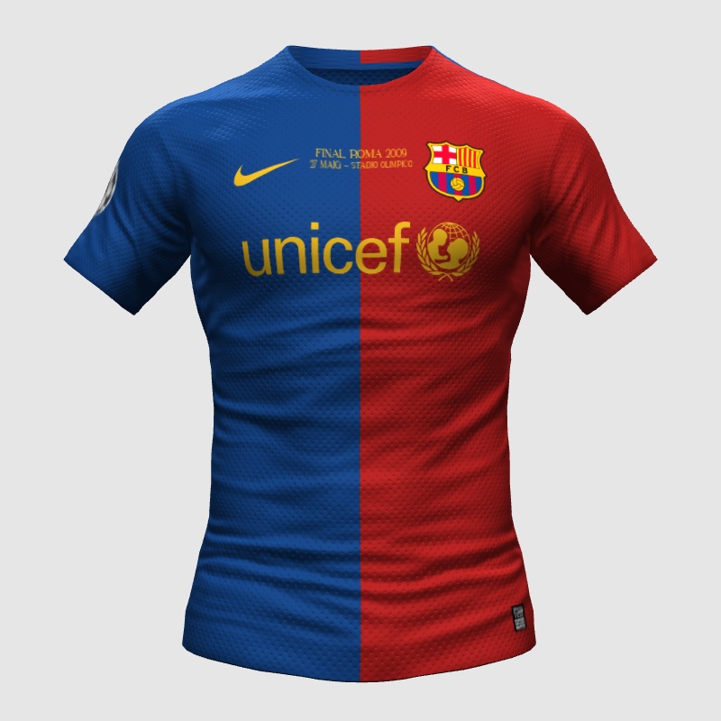 FC Barcelona (FCB) 0809 UCL Home Kit FIFA 23 Kit Creator Showcase