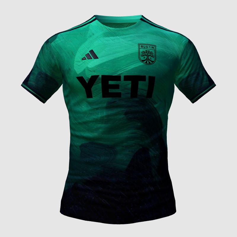 Austin FC Northern lights special FIFA 23 Kit Creator Showcase