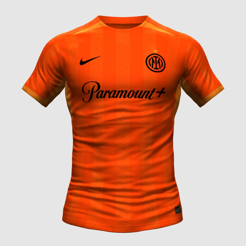 Inter Orange Kit Concept FIFA 23 Kit Creator Showcase