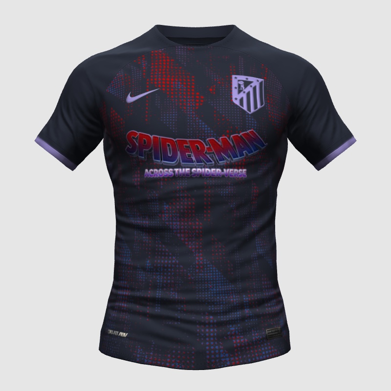 Atlético Madrid x Spiderman Away Concept - FIFA Kit Creator Showcase