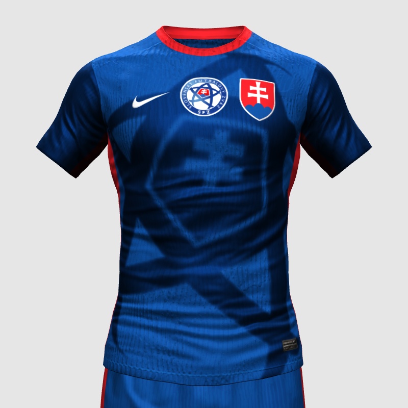 Slovakia UEFA Euro 2024 Home Concept Kit FIFA Kit Creator Showcase