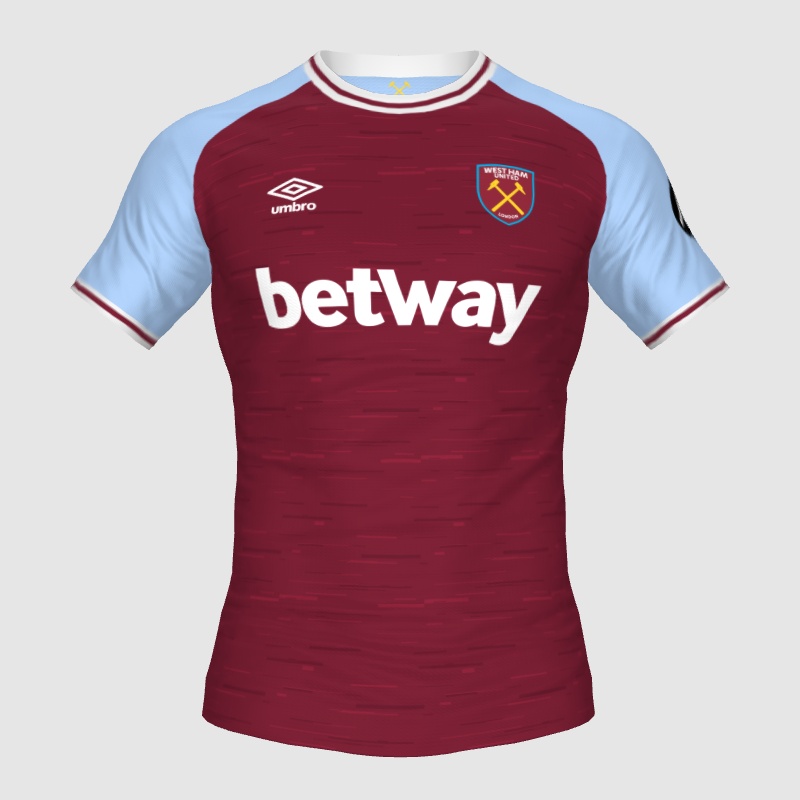West Ham x Umbro Home Concept Kit FIFA 23 Kit Creator Showcase