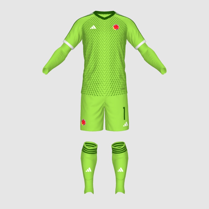Camisa De Colombia Portero FIFA Kit Creator Showcase Camisa de colombia portero fifa kit creator showcase