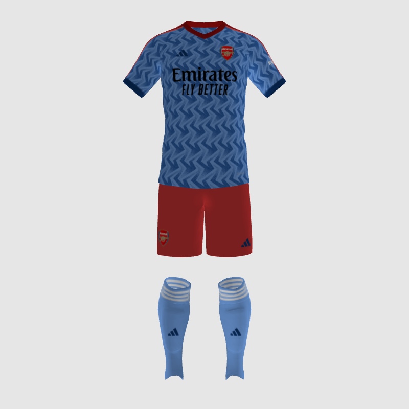 Arsenal 2nd uniform FIFA 23 Kit Creator Showcase