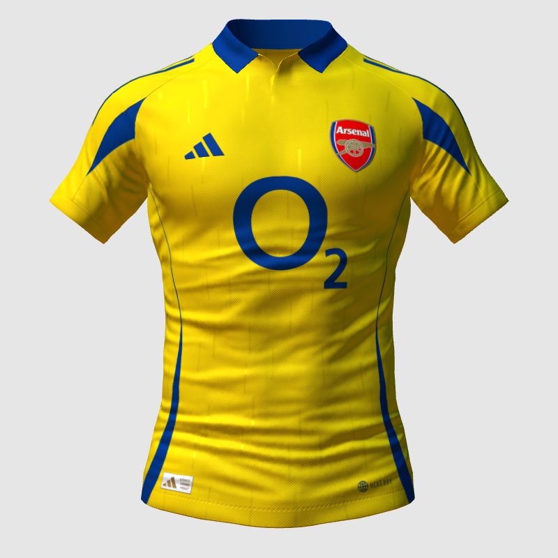 Arsenal Adidas away concept (classic O2) - FIFA 23 Kit Creator Showcase
