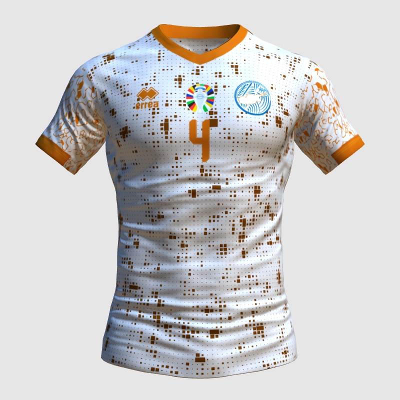 Cyprus Euro 2024 Qualifiers Home FIFA 23 Kit Creator Showcase