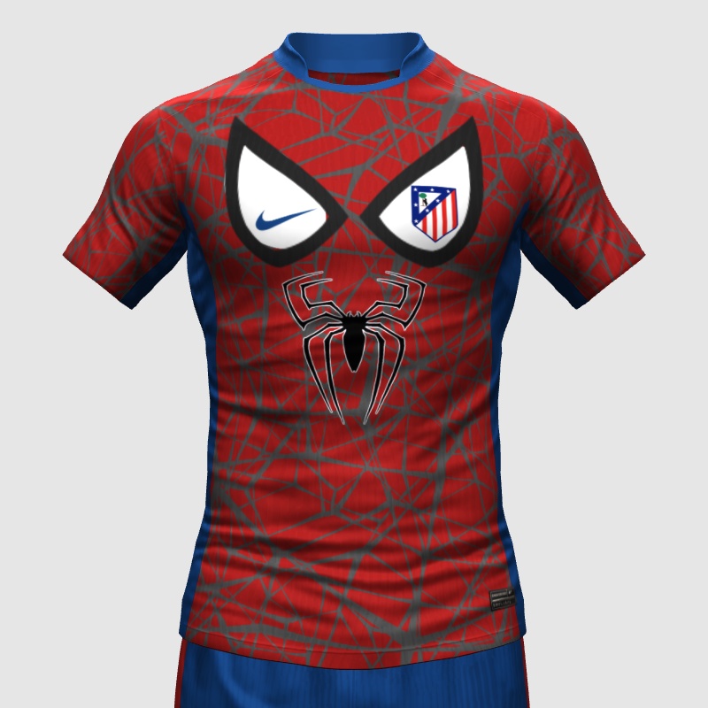 Atletico Madrid Spiderman/Marvel Concept 3rd Kit FIFA 23 Kit Creator Showcase Atletico Madrid Spiderman/Marvel Concept 3rd Kit FIFA 23 Kit Creator Showcase