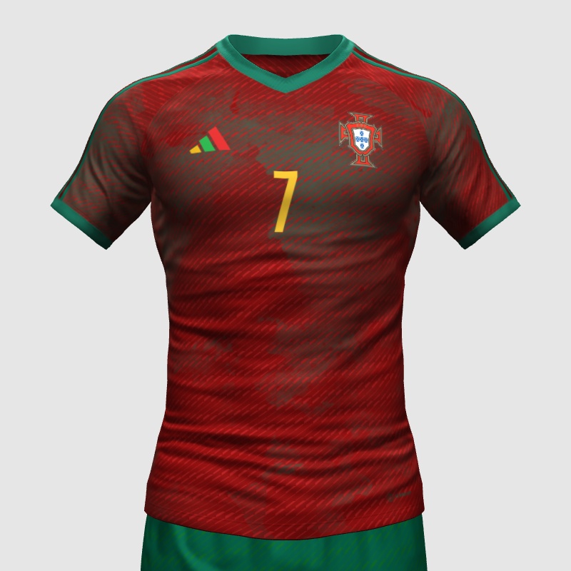Portugal Adidas 2224 Concept Jersey FIFA 23 Kit Creator Showcase