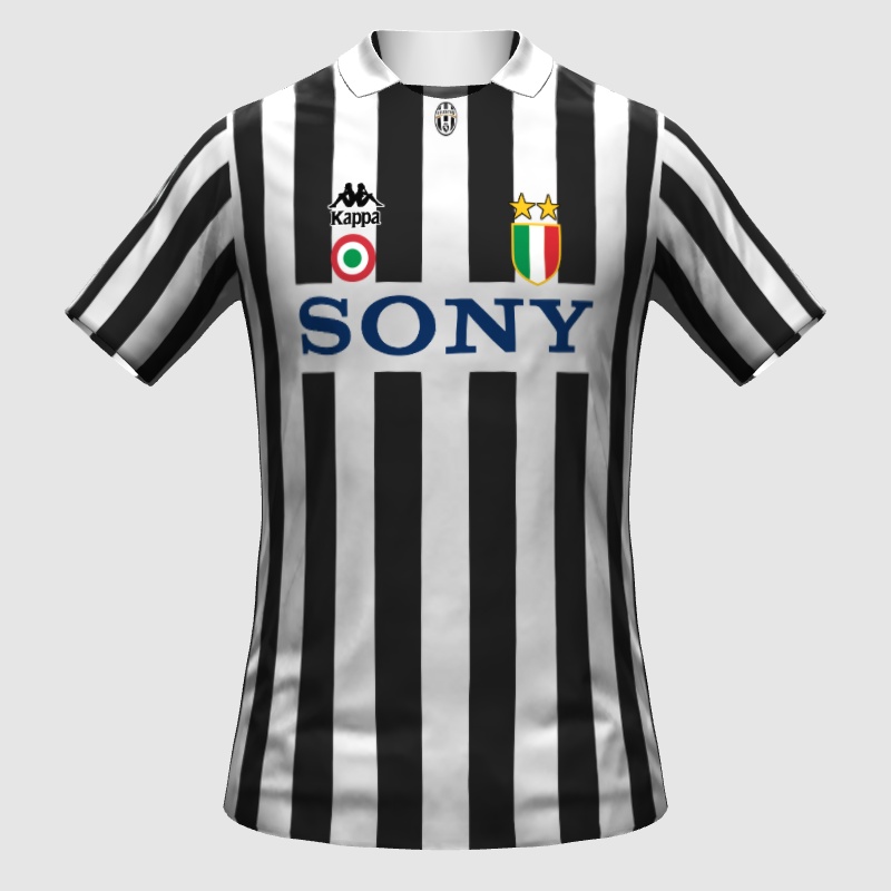 Kit Maillot Junior Gardien Kappa Juventus 95/96 – Complet Manches Longues – Taille Y/S – Neuf