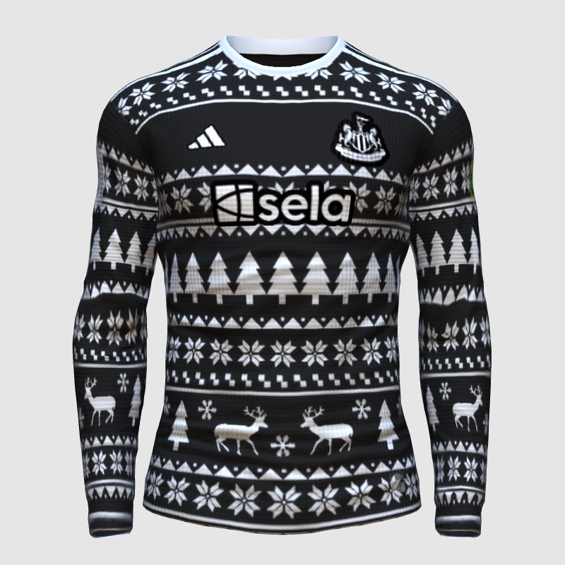 Newcastle Christmas Jumper FIFA 23 Kit Creator Showcase