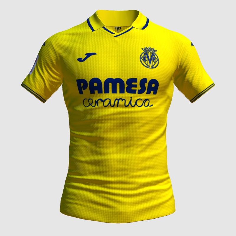 Villarreal home concept FIFA 23 Kit Creator Showcase