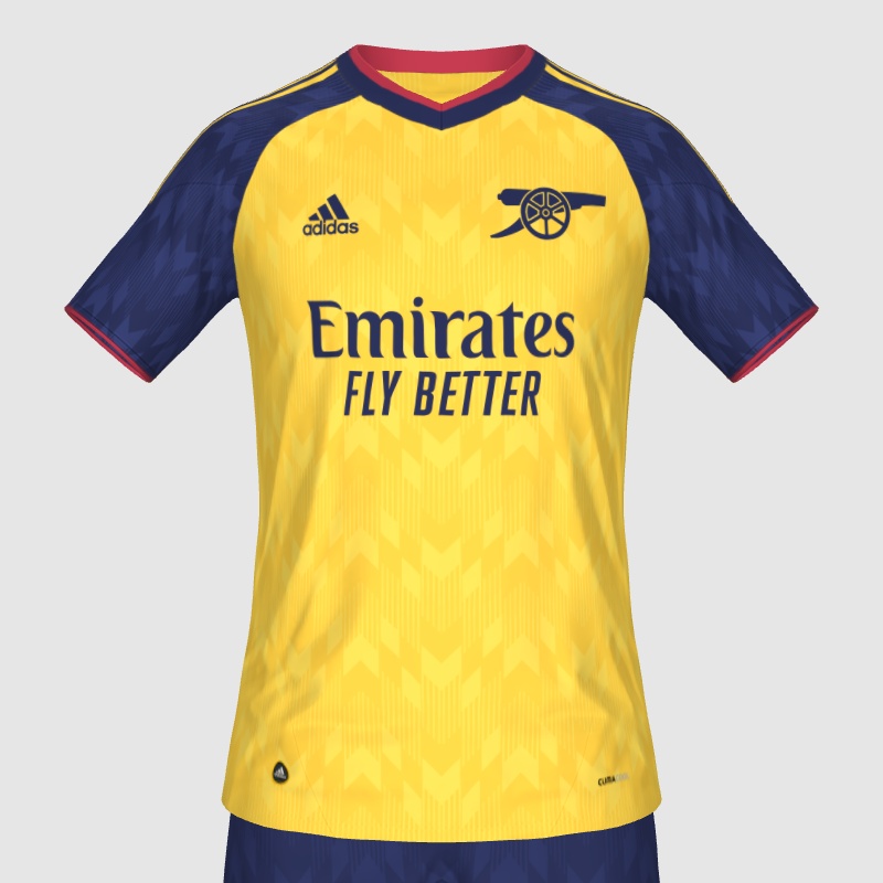 Arsenal Away Kit - Yellow - FIFA Kit Creator Showcase
