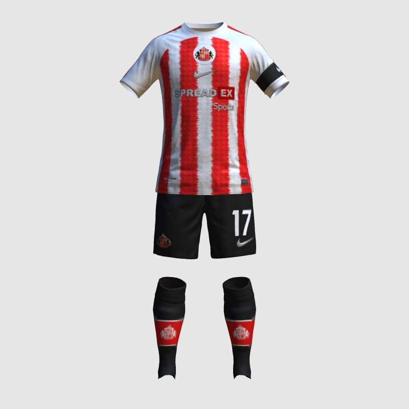 Sunderland Home Kits Collection by DANNY2258 FIFA Kit Creator Showcase