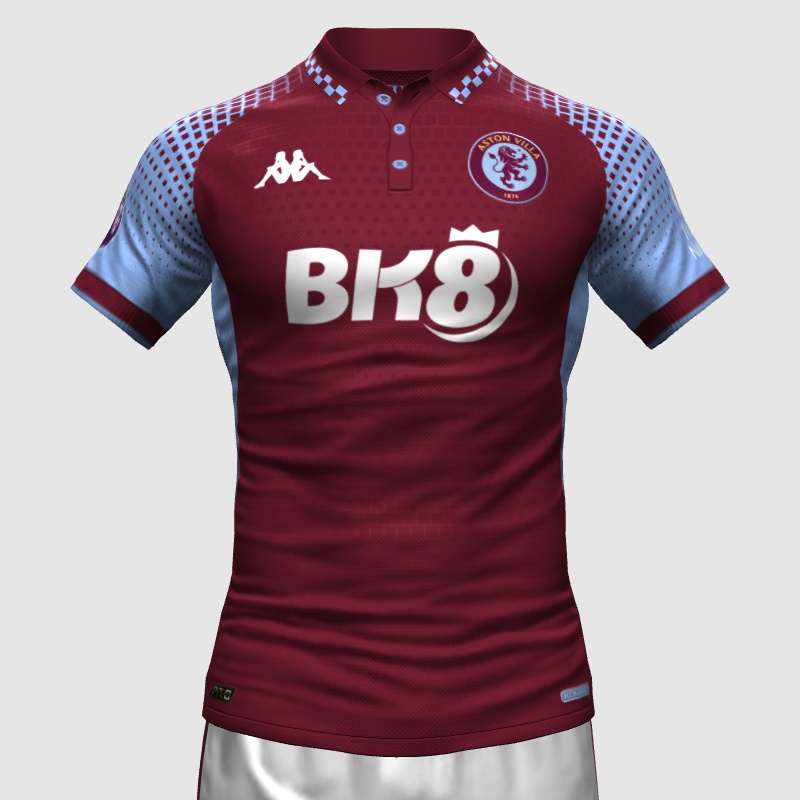 Kappa Aston Villa home kit concept FIFA 23 Kit Creator Showcase