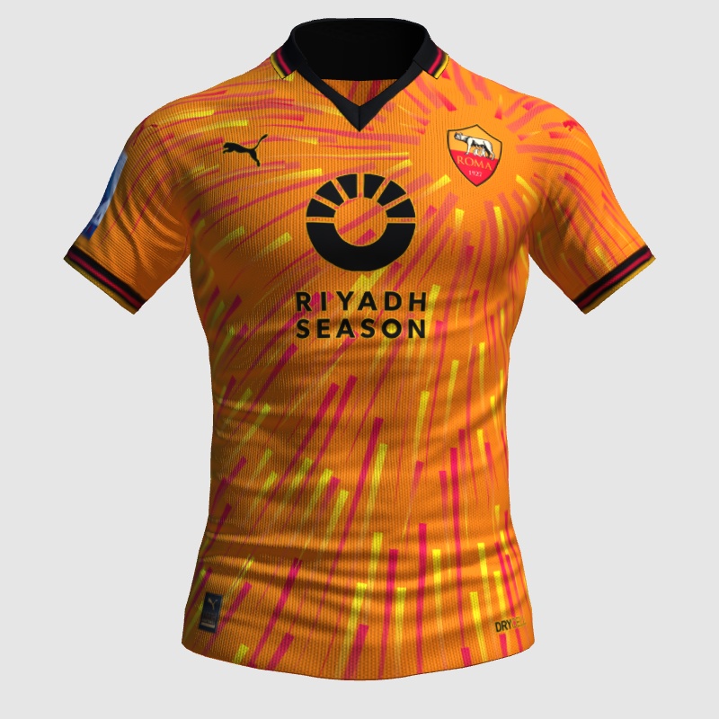 Customize Puma Roma AS Roma x Puma Fourth Concept - FIFA Kit Creator Showcase