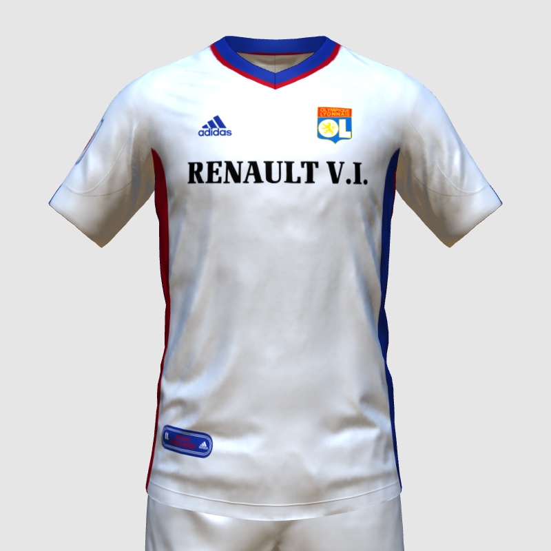 2001/02 SEASON: ADIDAS × OLYMPIQUE LYONNAIS - FIFA Kit