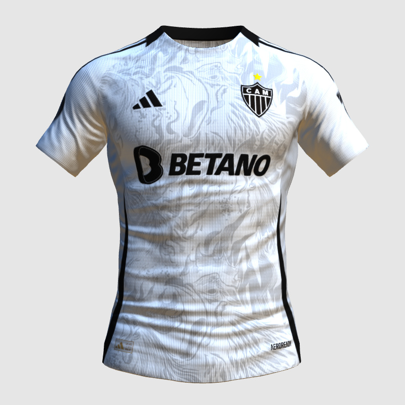 Atlético Mineiro 2001 V2 Kit ゲームシャツ Penalty Atletico