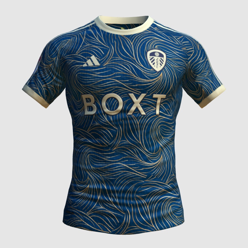 Leeds Utd 20245 Away Adidas Concept FIFA 23 Kit Creator Showcase