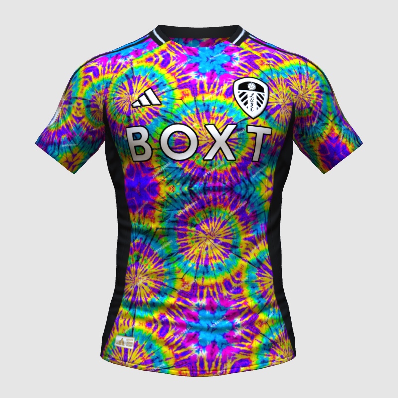 Leeds United Tie Dye Third Kit Concept(DannyJones) FIFA 23 Kit Creator Showcase